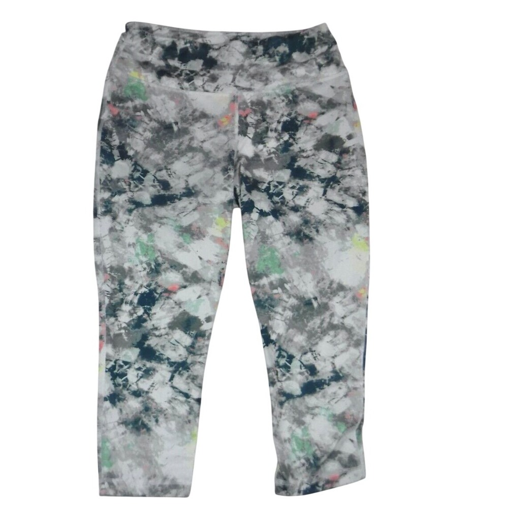 Zelos Curvy Women's 1X Muti‎ Color Athletic Stretch Leggings Inside Pocket